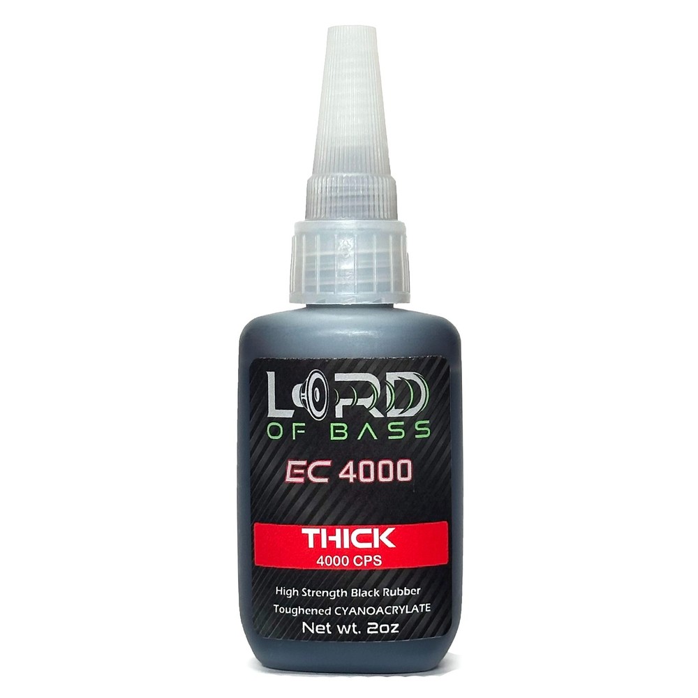 2oz Black Flex Thick CA Glue Bottle EC4000