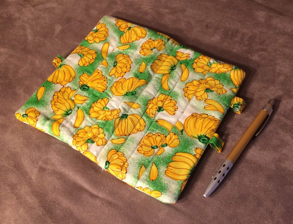 Quilted Fabric Checkbook Covers