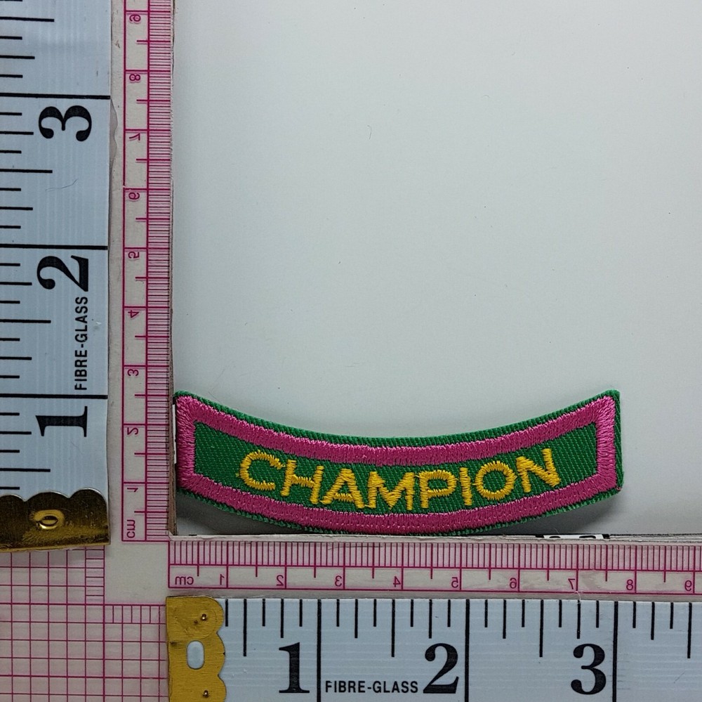 CHAMPION Jacket Vest Patch Badge Crest a5