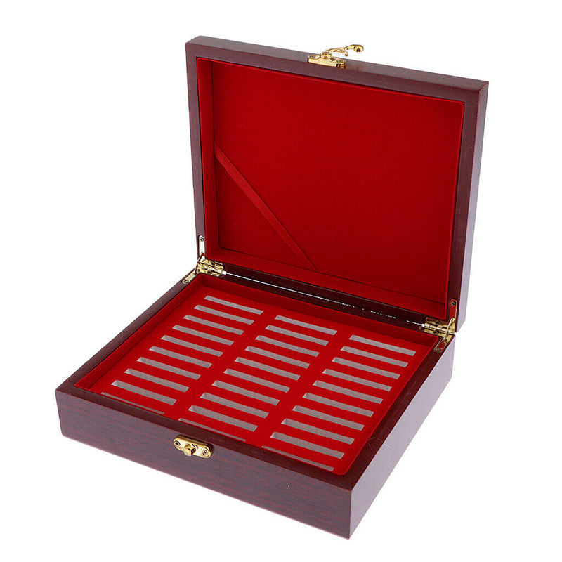 Commemorative Coin Storage Box Display Box Wooden Storage Box