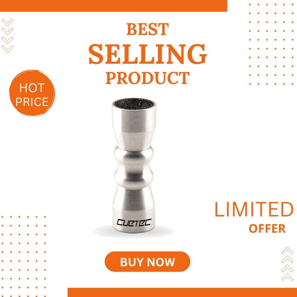 Pocket-Sized 3-in-1 Billiard Cue Tip Tool for Enhanced Game Performance