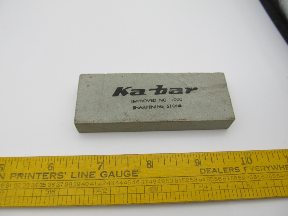Ka Bar improved No. 1000 Sharpening Stone - Knife Sharpener - 3.5''
