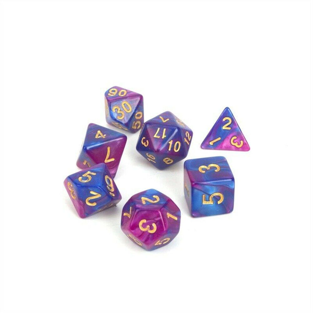 42pcs Polyhedral Dice Set for Dungeons & Dragons DND RPG MTG Game Toy Bag US