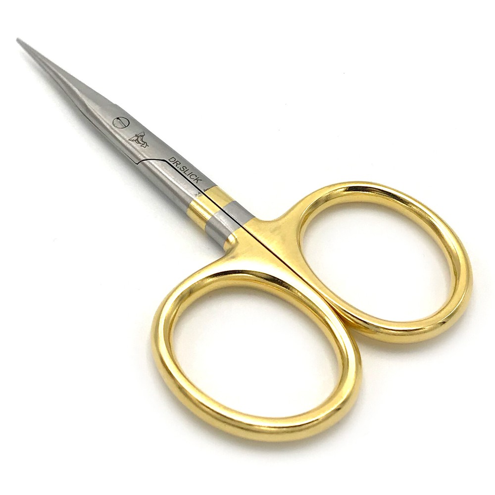 DR SLICK MICRO TIP ALL PURPOSE SCISSORS - 4" Fly Tying Crafts Sewing NEW!
