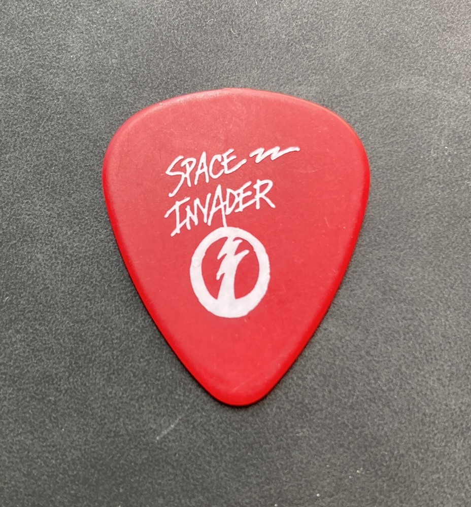 Ace Frehley Space Invader Red Guitar Pick 2014 KISS