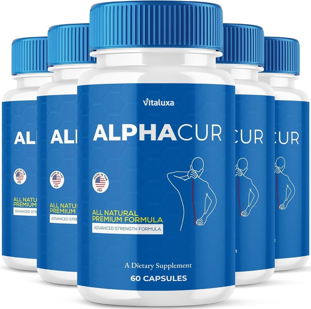 (5 Pack) Alphacur Advanced Nerve Support Formula Maximum Strength (300 Capsules)
