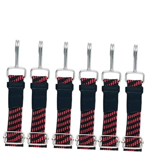 20 INCH Adjustable Flat Bungee Cords. High Strength Bungee Straps with Small