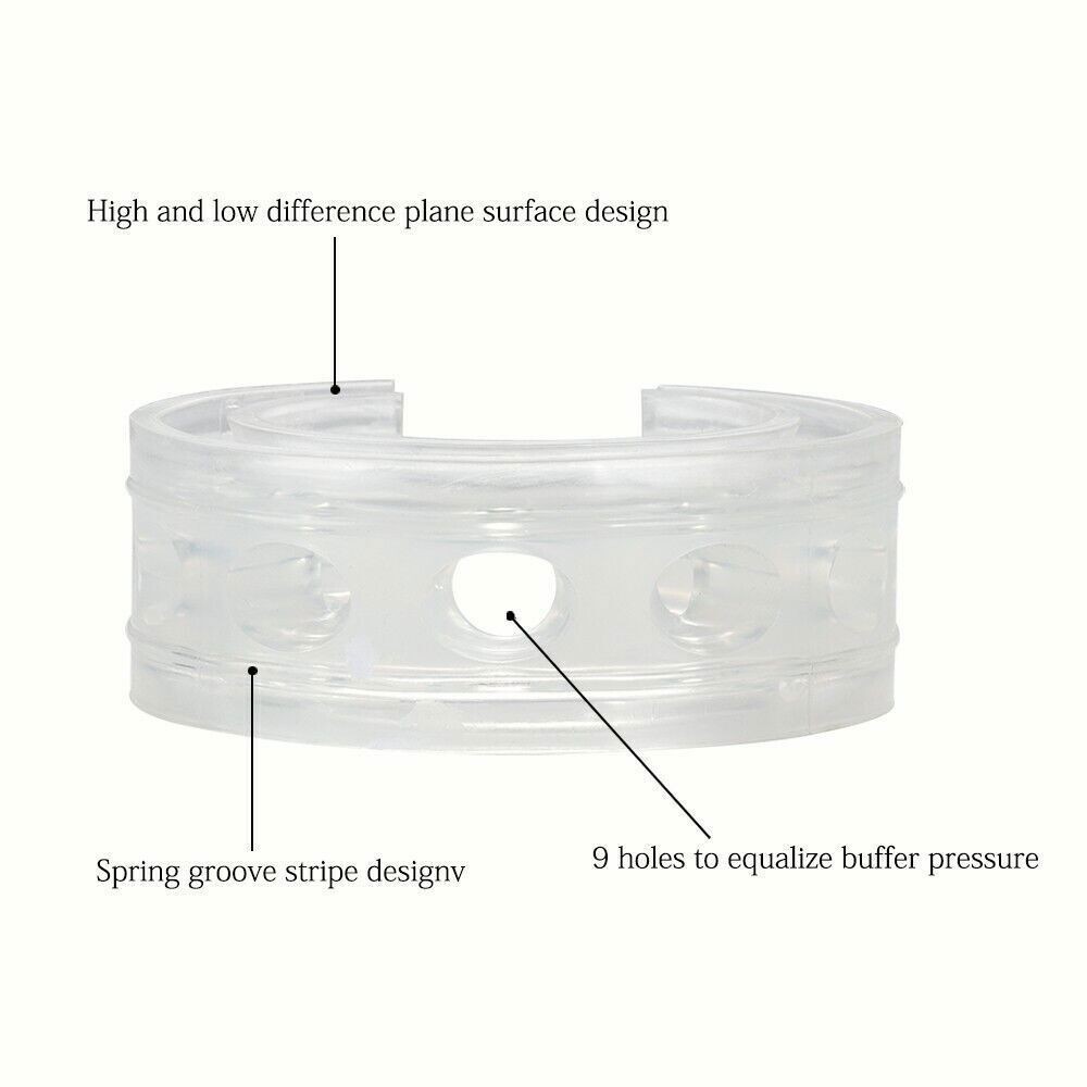 2PCS Car Rubber Shock Absorber Auto Spring Bumper Buffer Power Cushion Type D