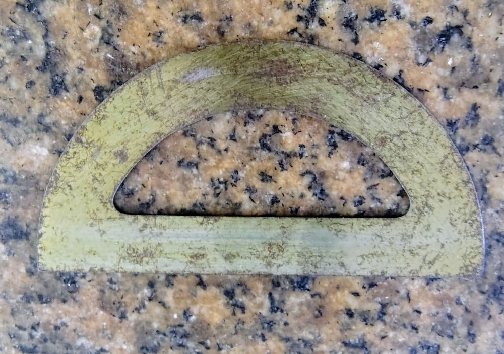 🗽 VINTAGE BRASS DRAFTING MECHANICAL PROTRACTOR