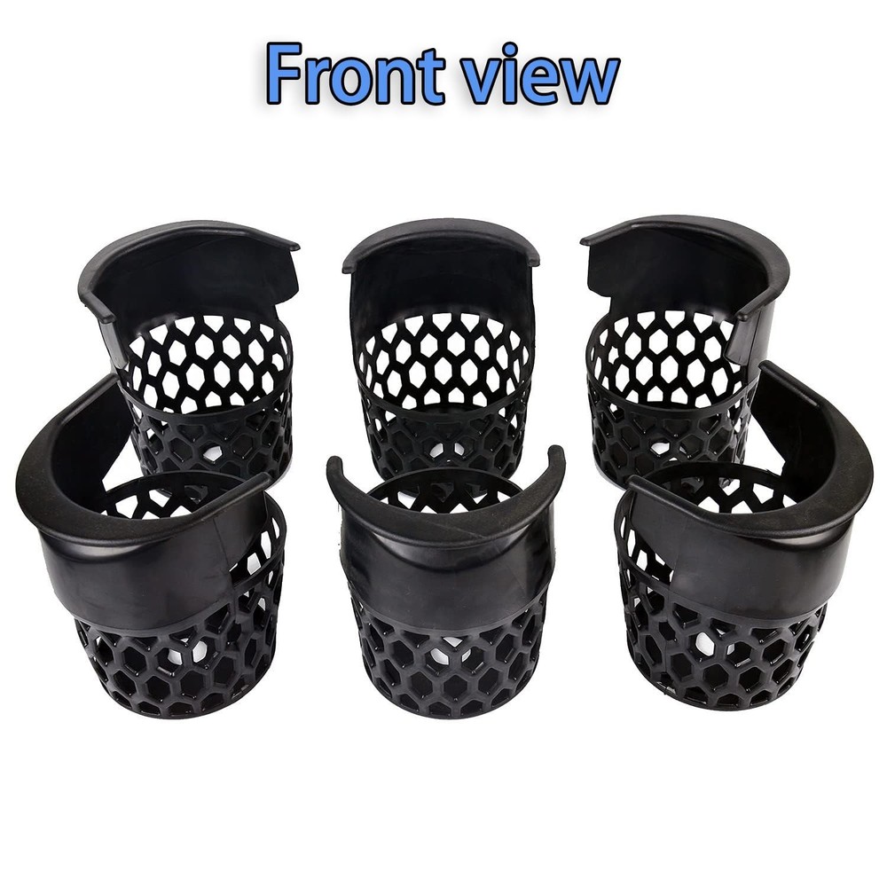 PESSILIN Pool Table Pockets Replacement for Billiard 6 Pcs, Plastic