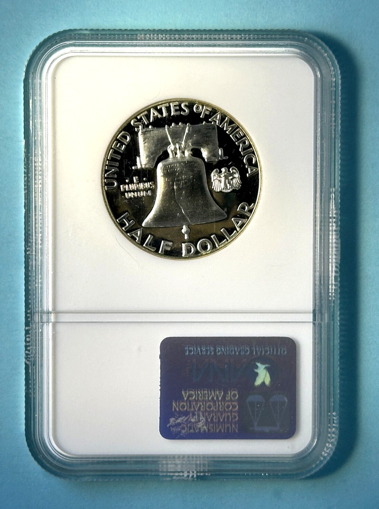 1958 PROOF FRANKLIN HALF DOLLAR PCGS PR68 CAMEO