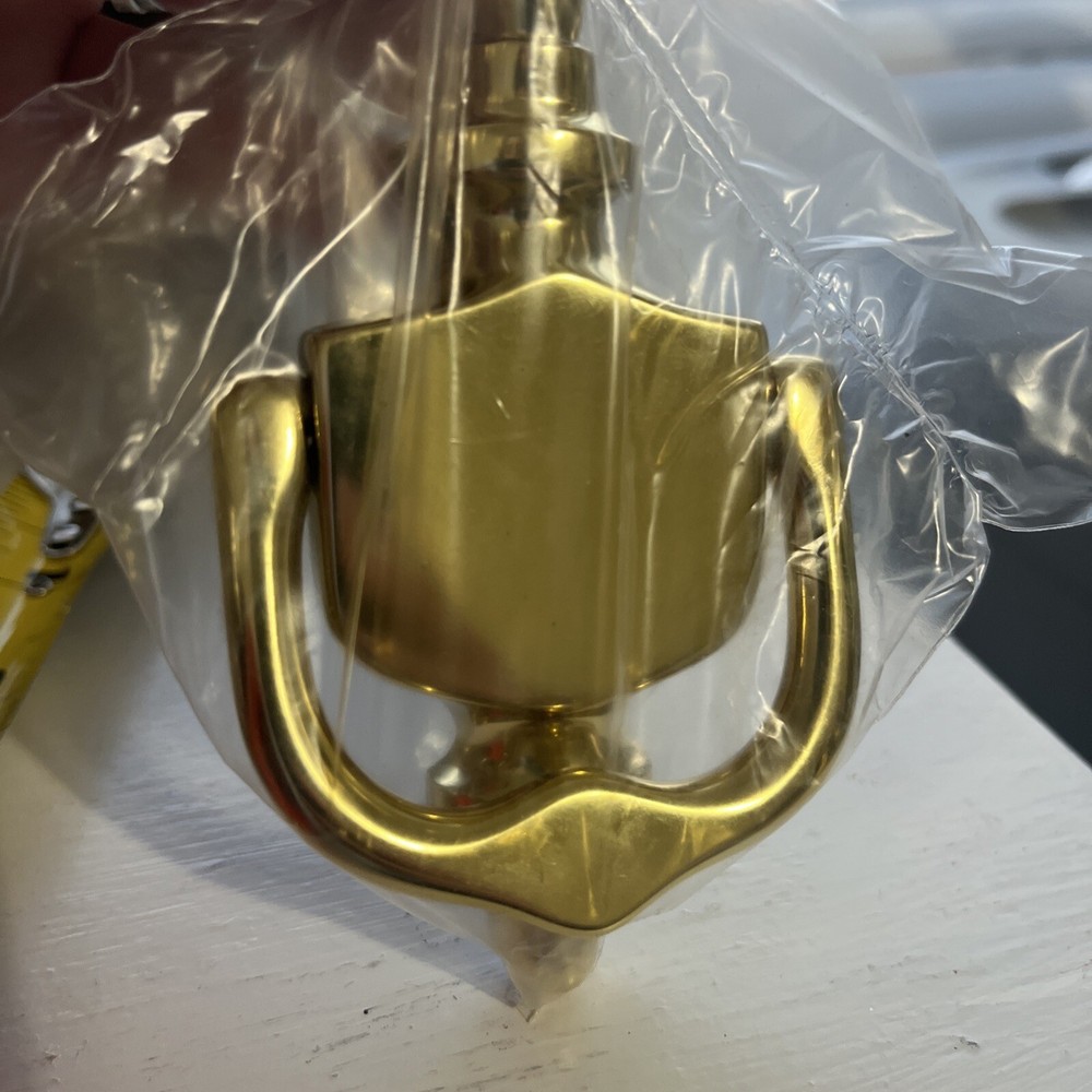 Vintage Baldwin Solid Brass Polished 4” Door Knocker NO.0138