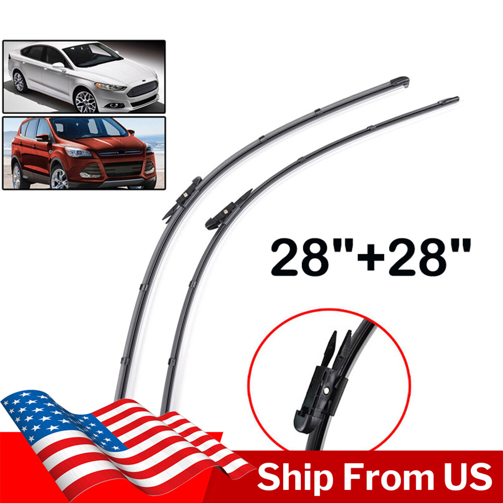 Front Window Windshield Windscreen Wiper Blades For Ford Fusion Escape Edge Set