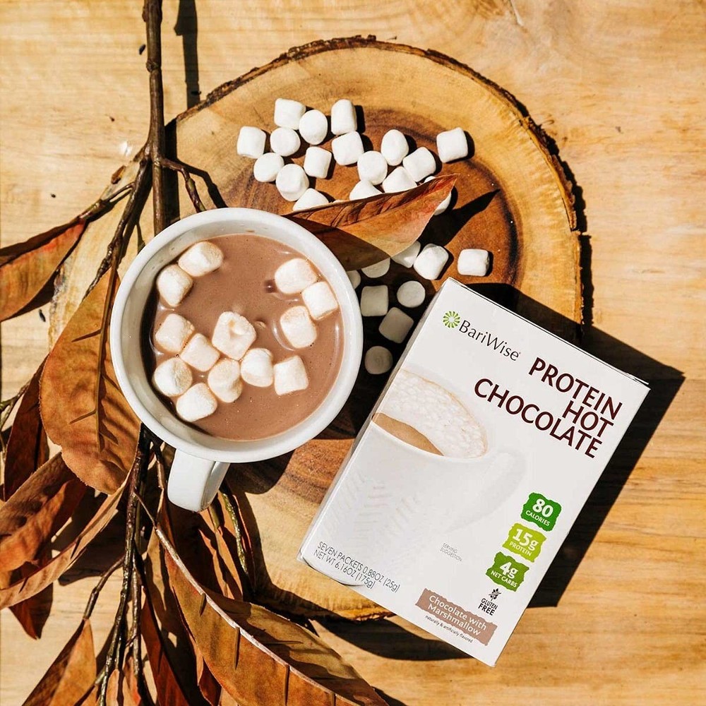BariWise Protein Hot Chocolate with Marshmallows, Marshmallows