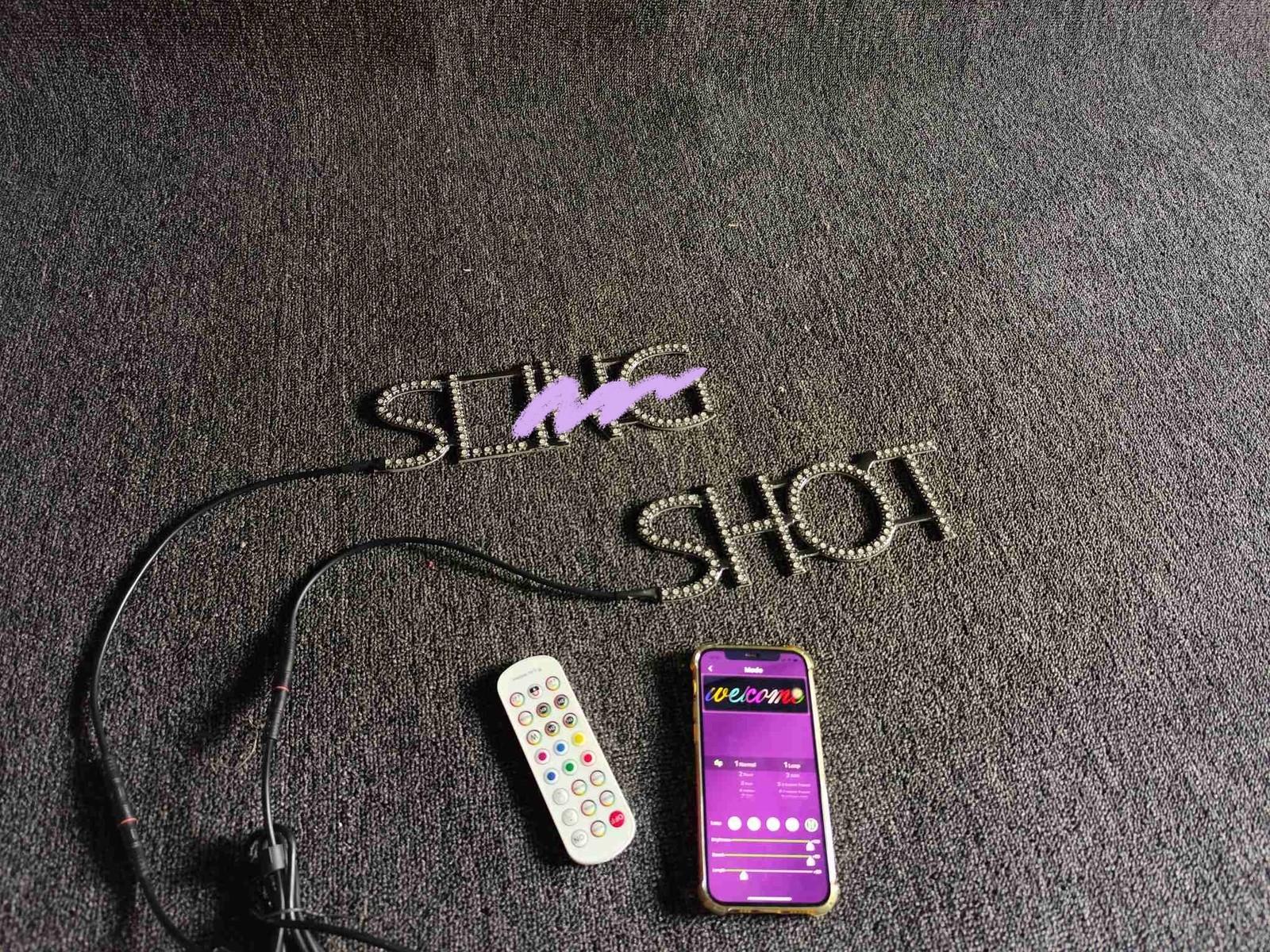 "Slingshot" Rear Letters /Hood Lights CHASING Color LED For polaris Slingshots