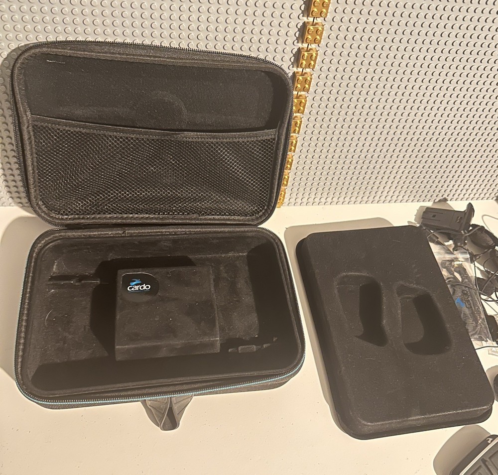 Scala Rider Q1 Dual Comms System with Bluetooth Twin Set Black