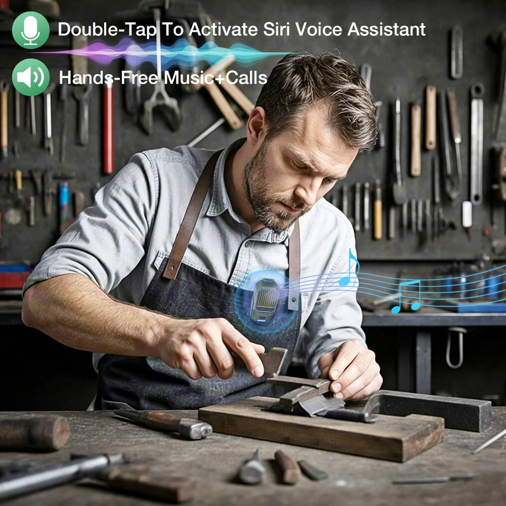 Clip on Bluetooth Speaker with RGB/Flashlight mini Bluetooth Speaker (Non-Mag...