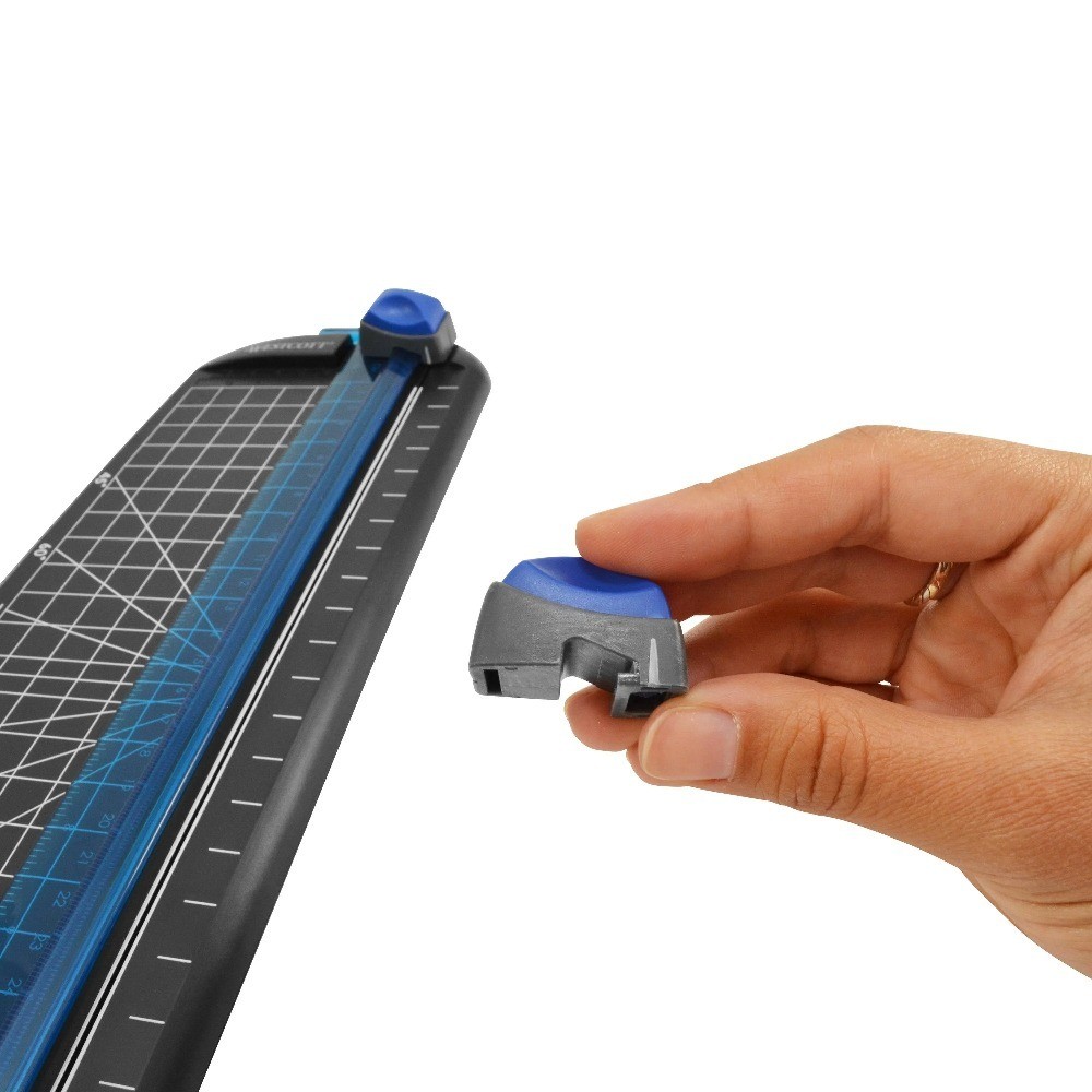 Recycled Paper Trimmer Plastic Black 1-Count