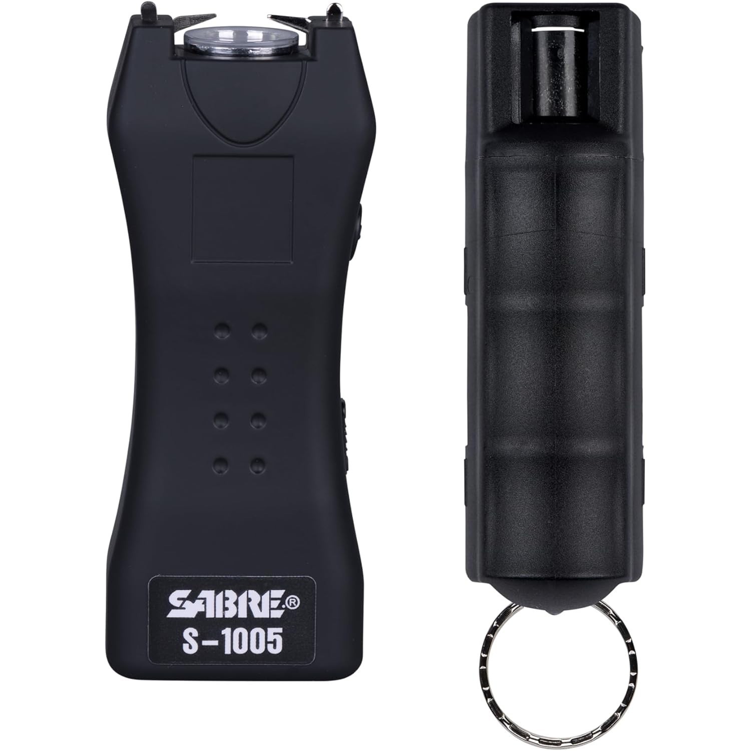 Sabre Stun Gun S-1005 120 Lumen Flashlight & Pepper Spray Combo - S7B-HCBK