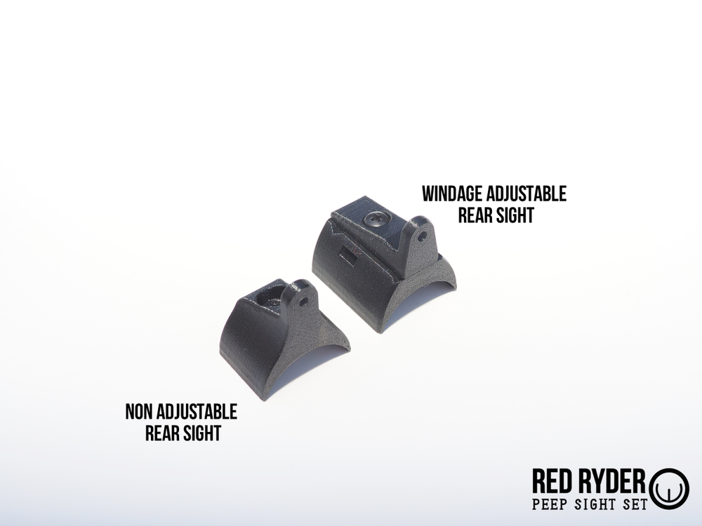 Daisy Red Ryder/ Buck 105 Peep Sight Set - Elevation and Windage Adjustable