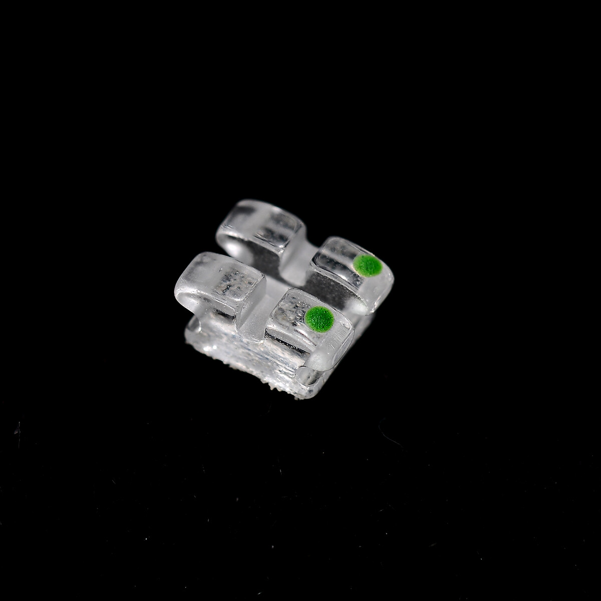 Ortho Monocrystalline Sapphire Brackets Dental Clear Brace MBT/ROTH 022 345Hooks