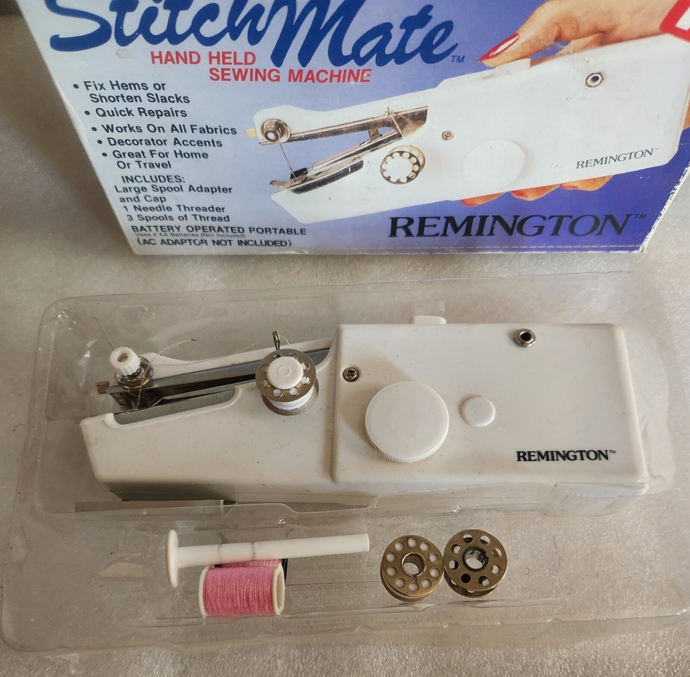 Remington StitchMate Hand Held Sewing Machine Battery Operated