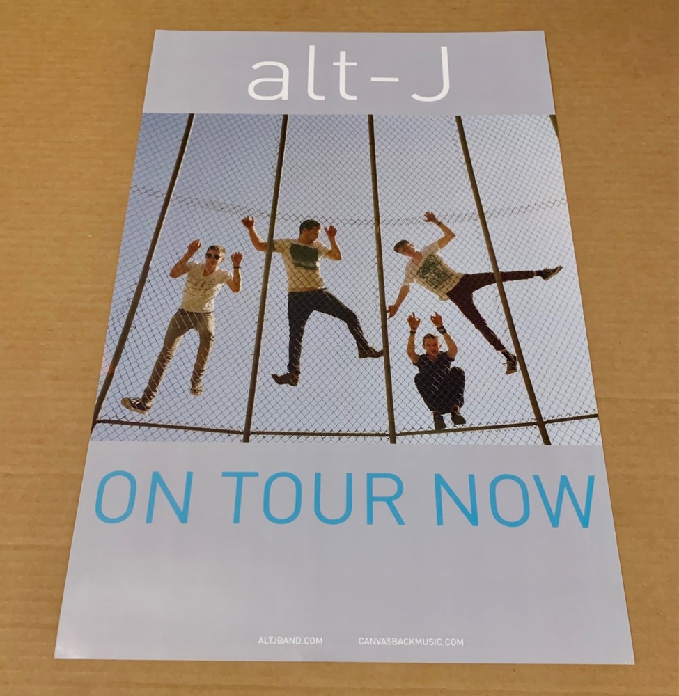 (NM) 2012 2-Sided Promo Poster - Alt-J An Awesome Wave Fitzpleasure (not cd/lp)