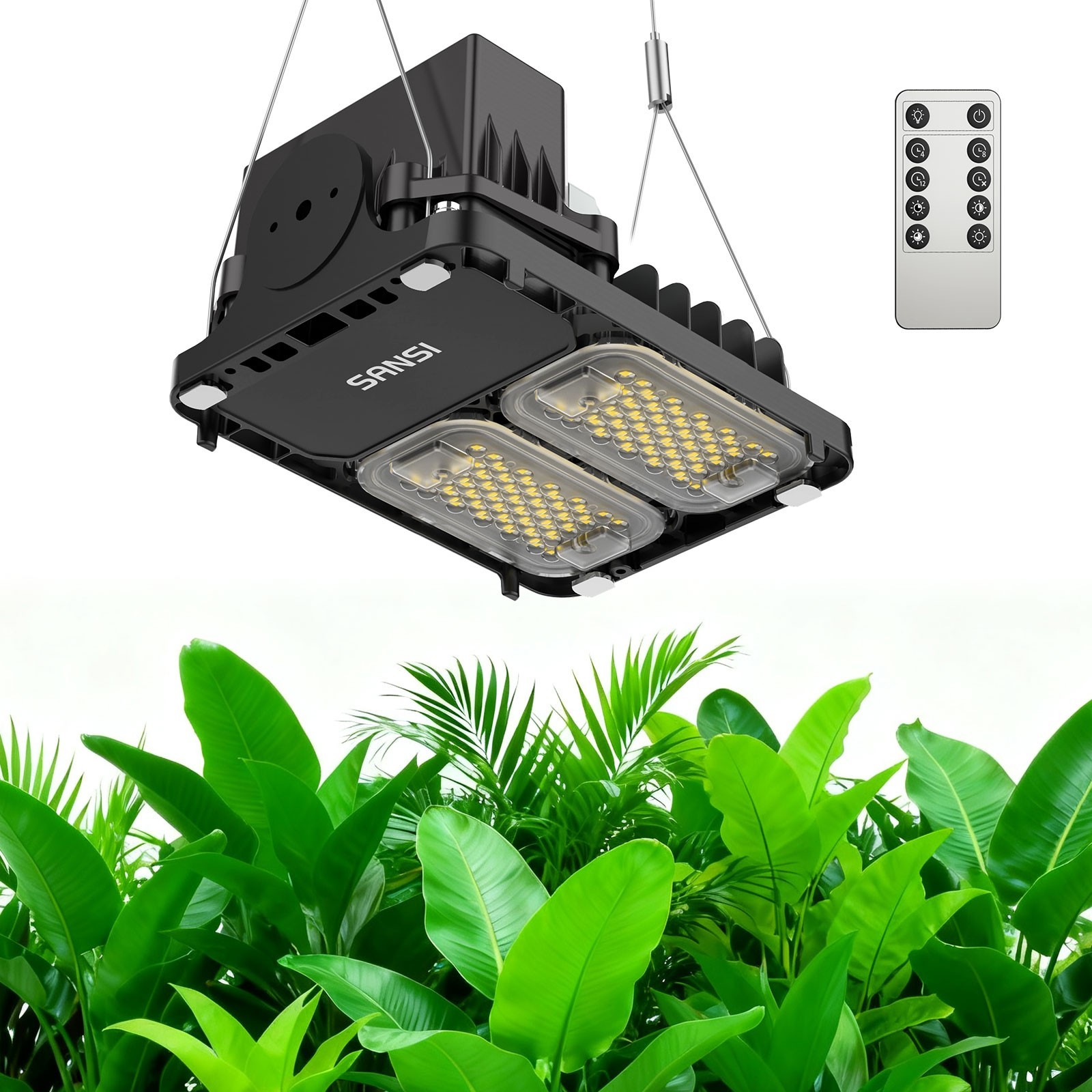 70W-200W SANSI Grow Light for Indoor Plants IP65 Dimmable LED Grow Tent Lights