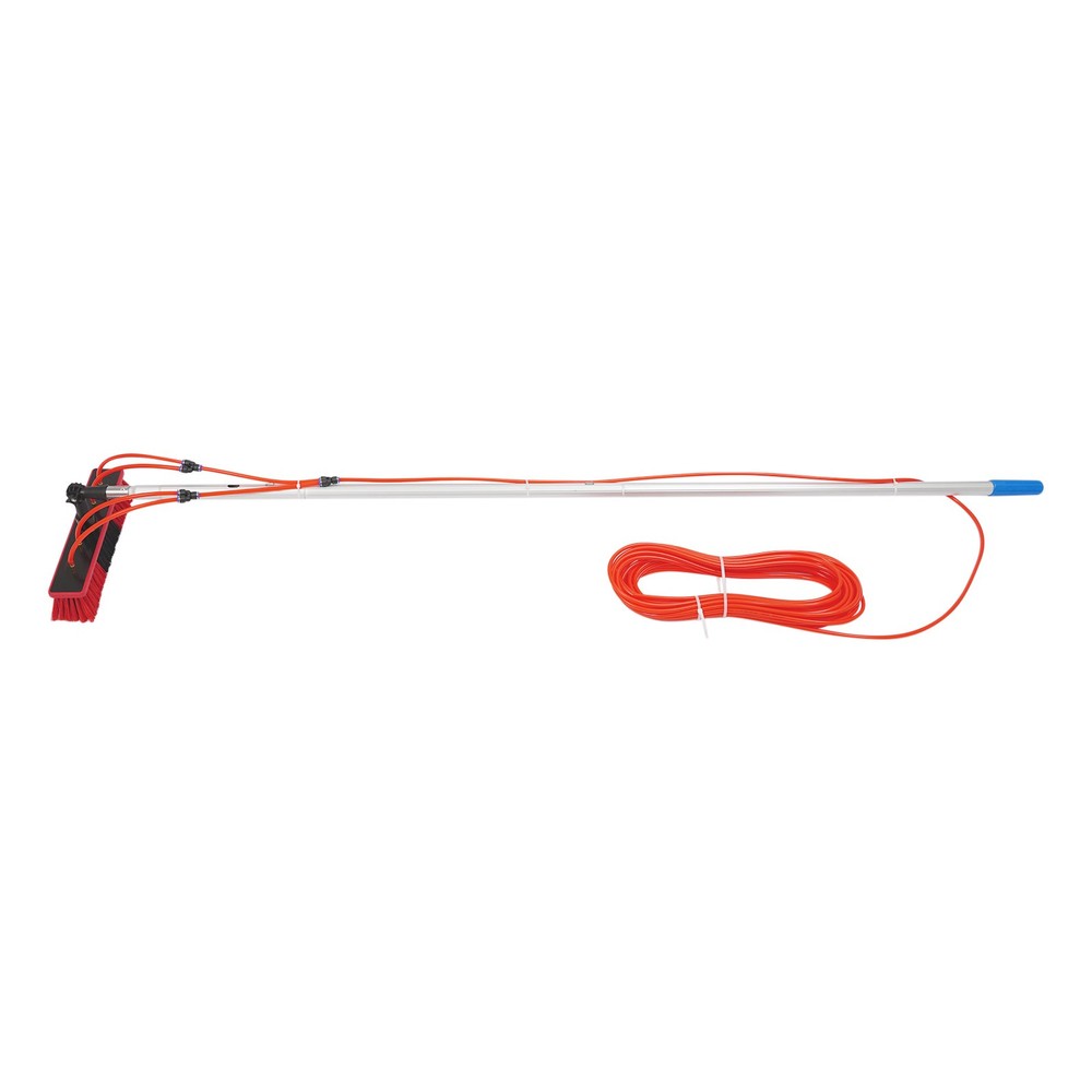 4m Solar Panel Cleaning Brush Outdoor Window Adjustable Pole Cleaning Kit