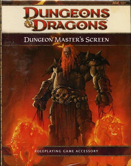 DUNGEON MASTER'S SCREEN SEALED Dungeons Dragons D&D Master QUAD-Fold Guide 21830