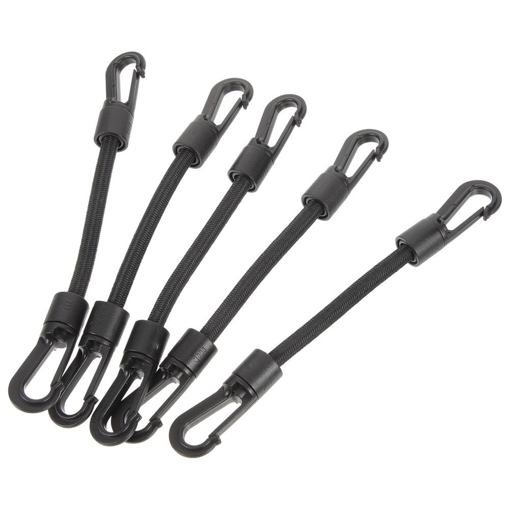 5pcs Small Bungee Straps Elastic Shock Cords with Hooks for Secure Tying