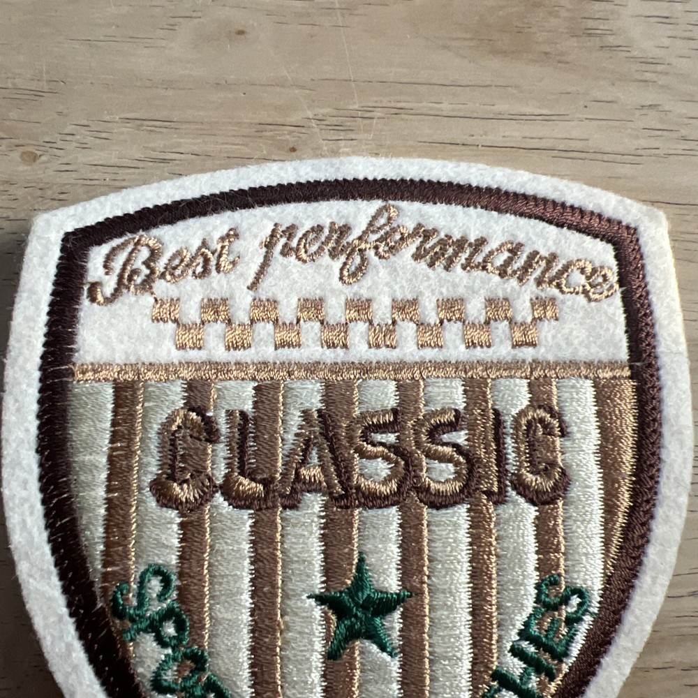 VTG BEST PERFORMANCE CLASSIC SPORTING CLOTHES PATCH NEW