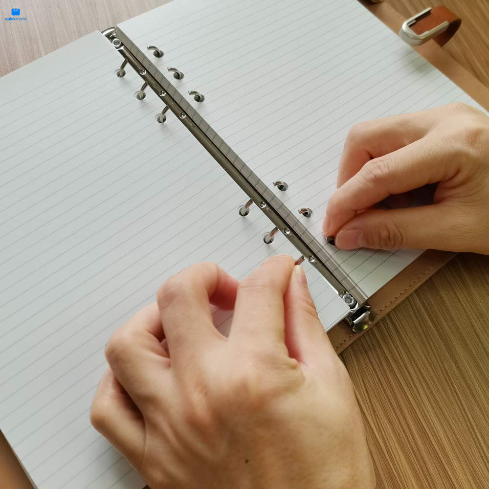 A5 Lined Paper, Refills for Filofax Planner, Organizer, 100 Sheets, White