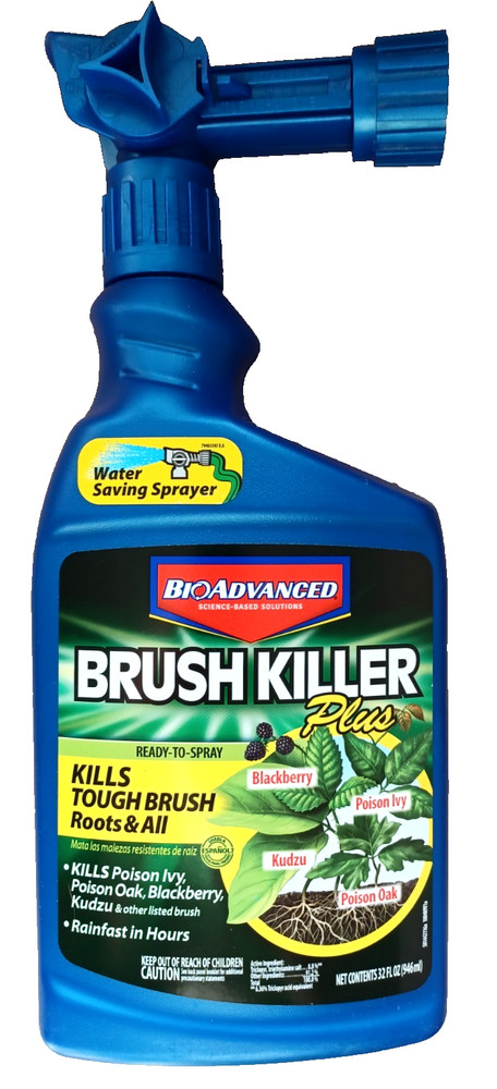 2 PACK BioAdvanced Brush Killer RTS Hose-End Concentrate 32 oz. each
