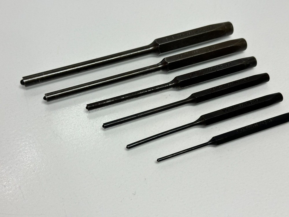 MAC Tools USA SRPP6KSS 6pc Roll Pin Punch Set w/ Kit Bag
