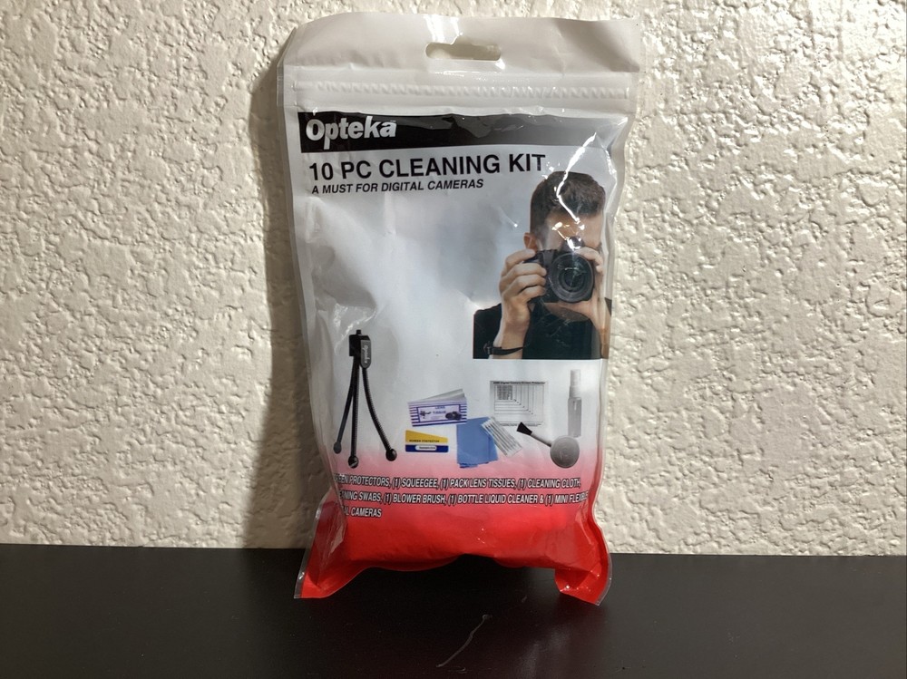 Opteka 10 pc. Digital Camera Universal STARTER KIT - Cleaning, protector, tripod