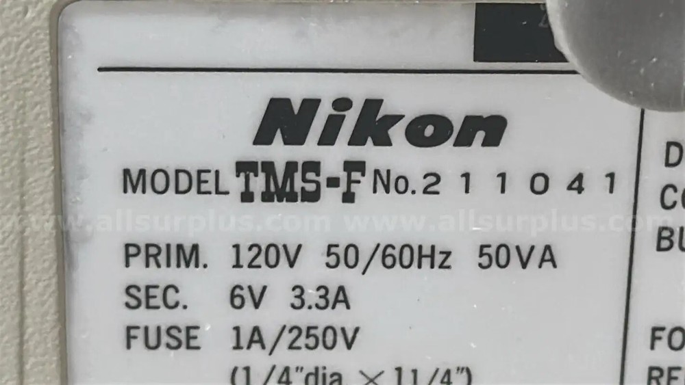 Nikon TMS F Microscope Binocular Mechanical Stage G3D
