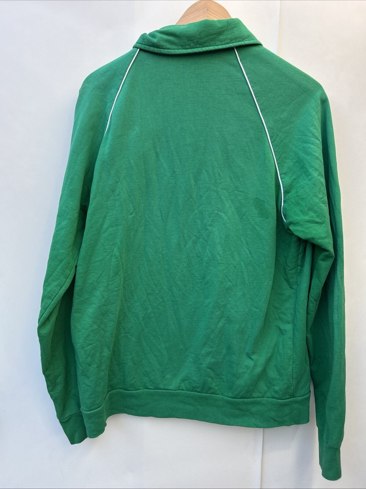 American Apparel Google Large Green zip Up Jacket