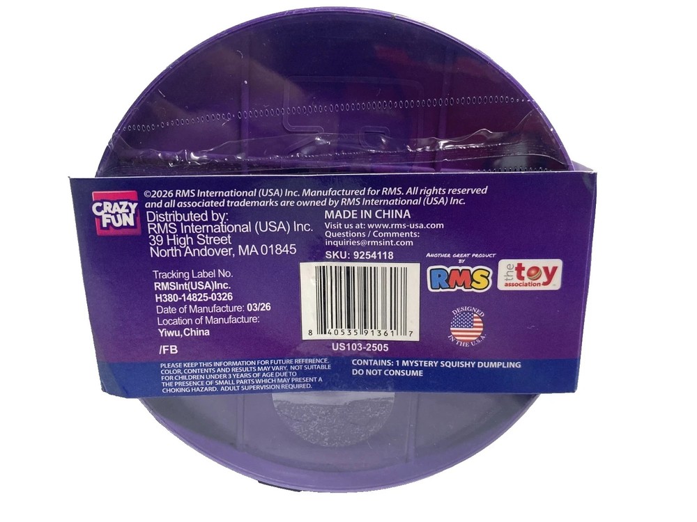 Crazy Fun Squishy Bun Galaxy Edition Original Mystery Dumpling 5-Below