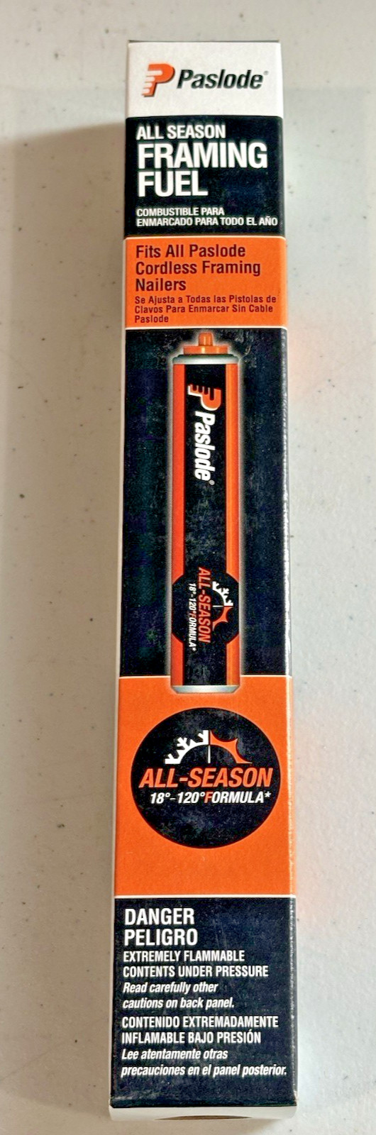 Paslode All Season Fuel For Cordless Framers 816008 With 902272R Adapter Framing