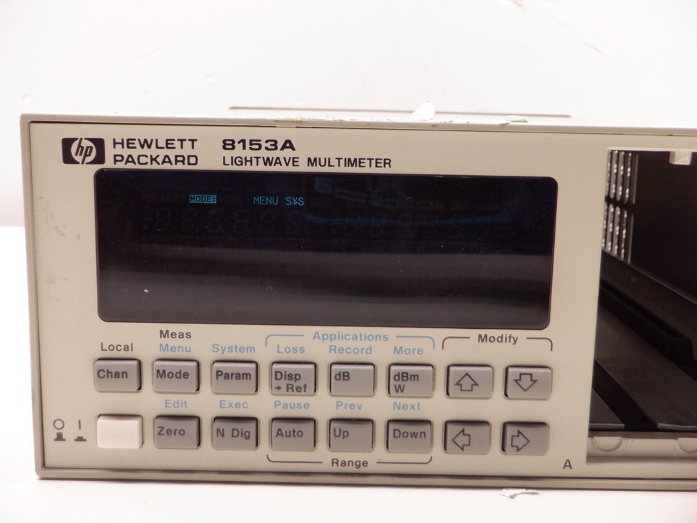 HP 8153A LIGHTWAVE MULTIMETER