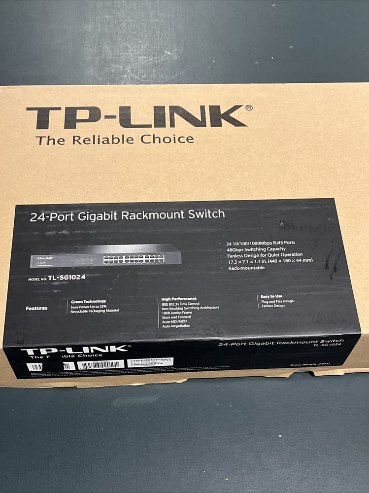 TP-Link 24 Port Rackmount Switch, New In Box