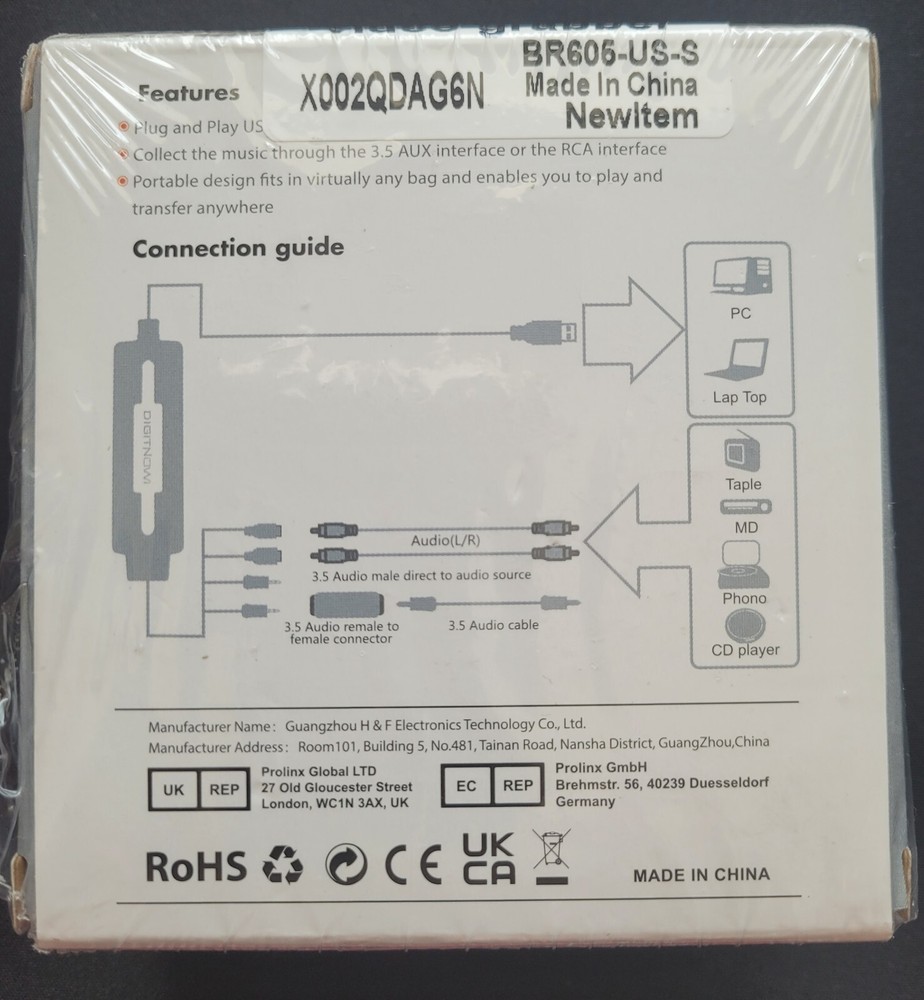 USB Audio Capture Video Grabber