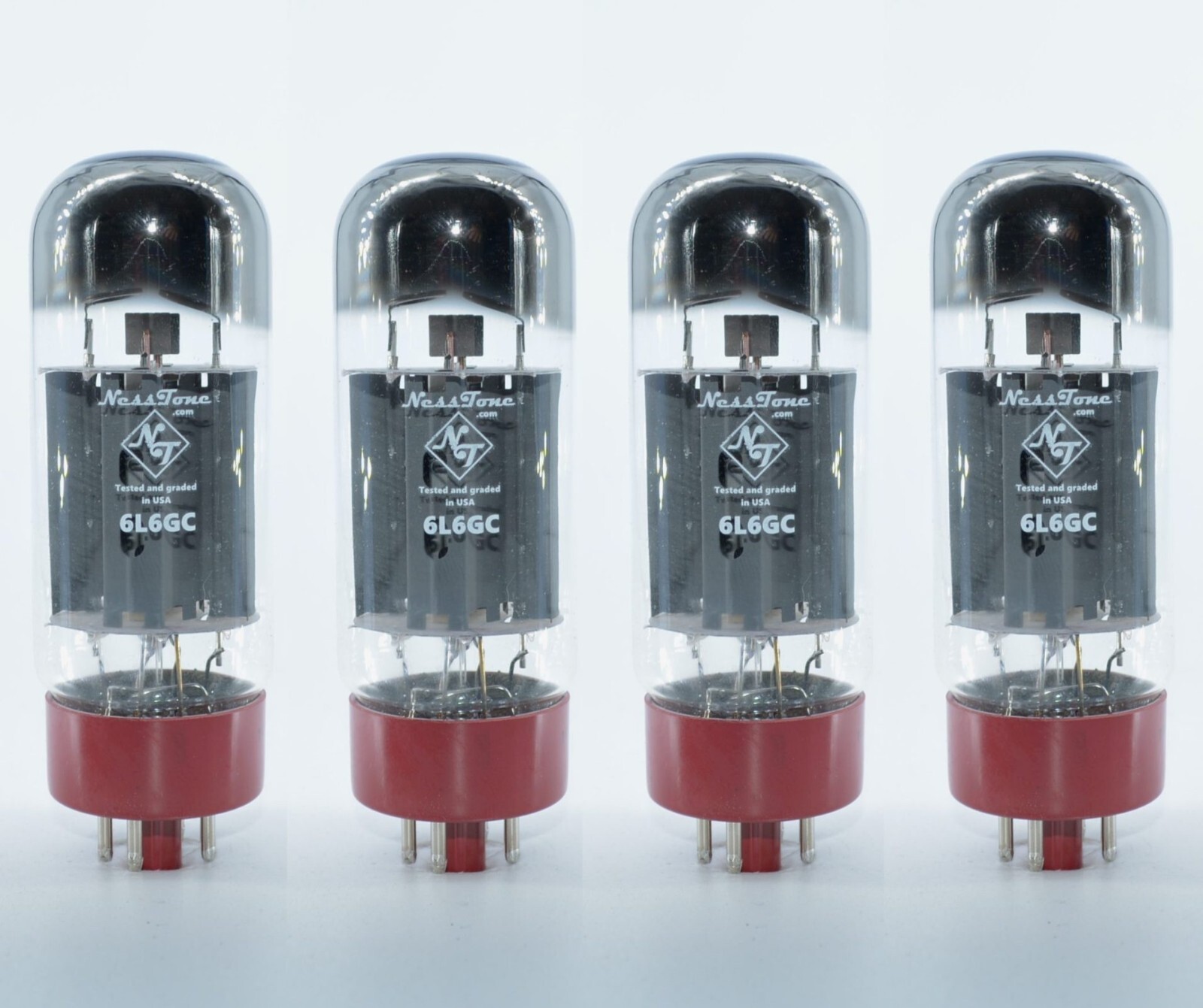 NEW NESSTONE 6L6GC Matched **QUAD** Tubes 6L6 5881 Valves-Sweet Tube Tone-Tested