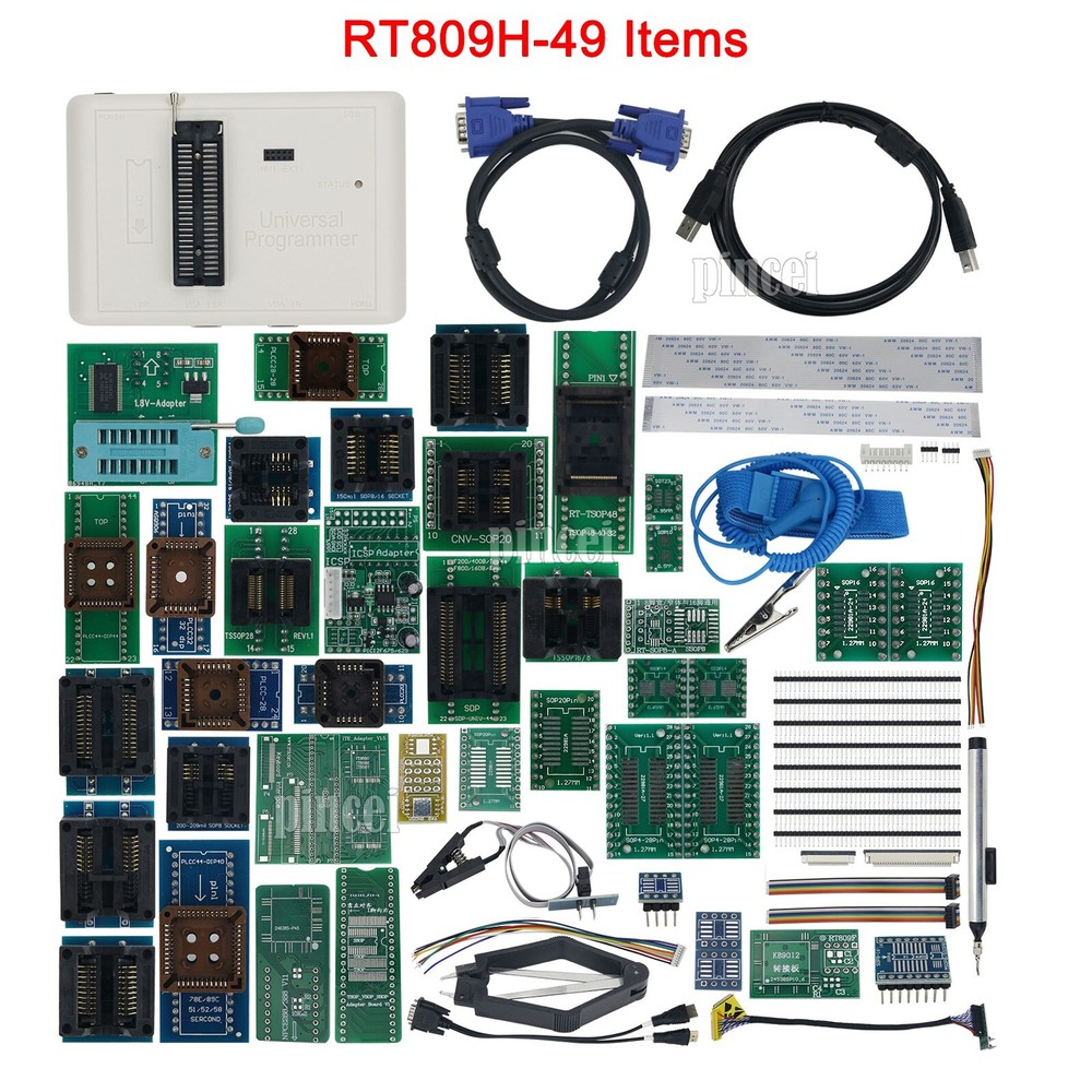 RT809H-49 Items Universal Programmer Upgraded Version of 809F Perfect for EC/MCU
