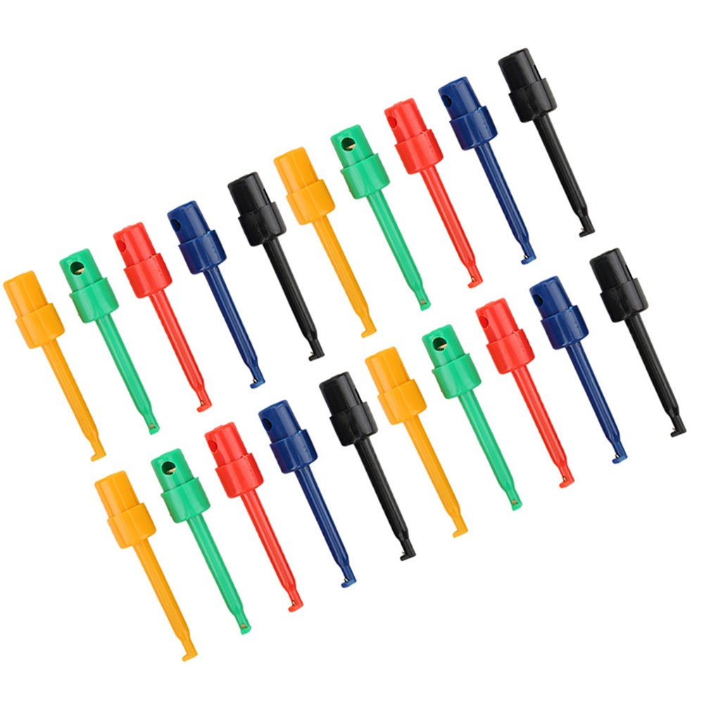 20Pcs Large Test Clip Grabber For Electronic Testing Multimeter Accessories For