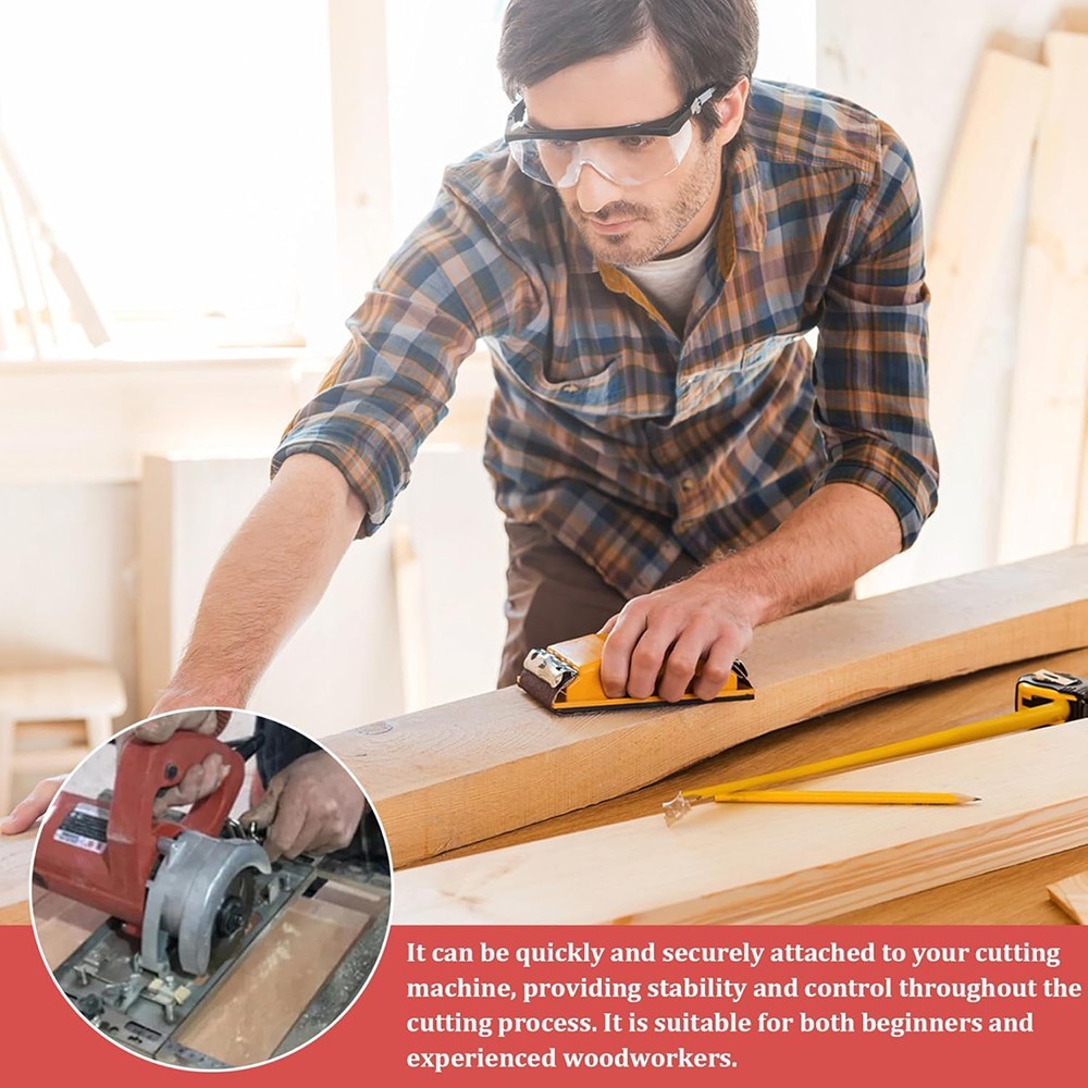 Adjustable Electric Circular Saw Machine Edge Guide Positioning Cutting Board US