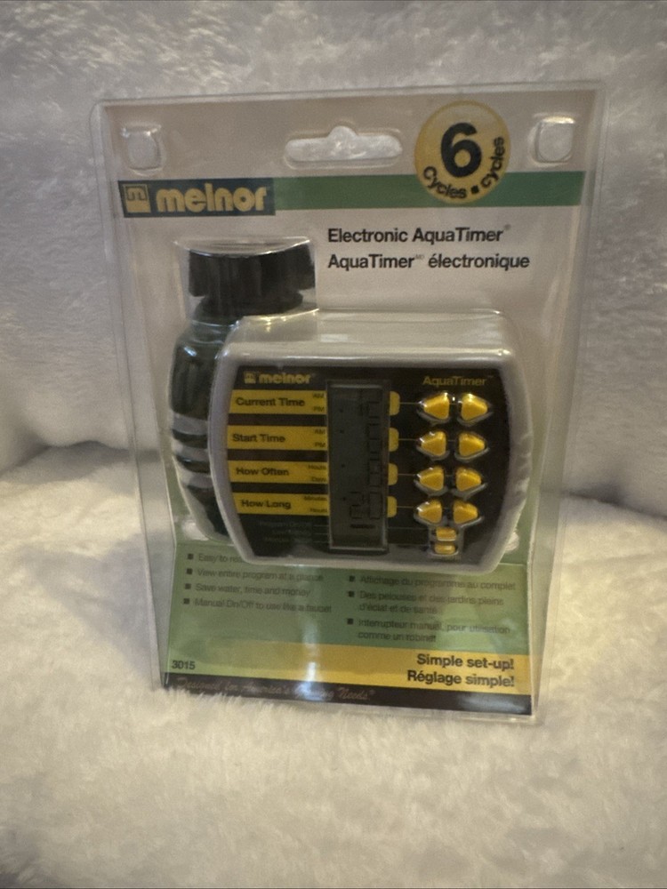 Melnor AquaTimer Model 3015 6 Cycle Electronic Water Timer - Aqua Timer