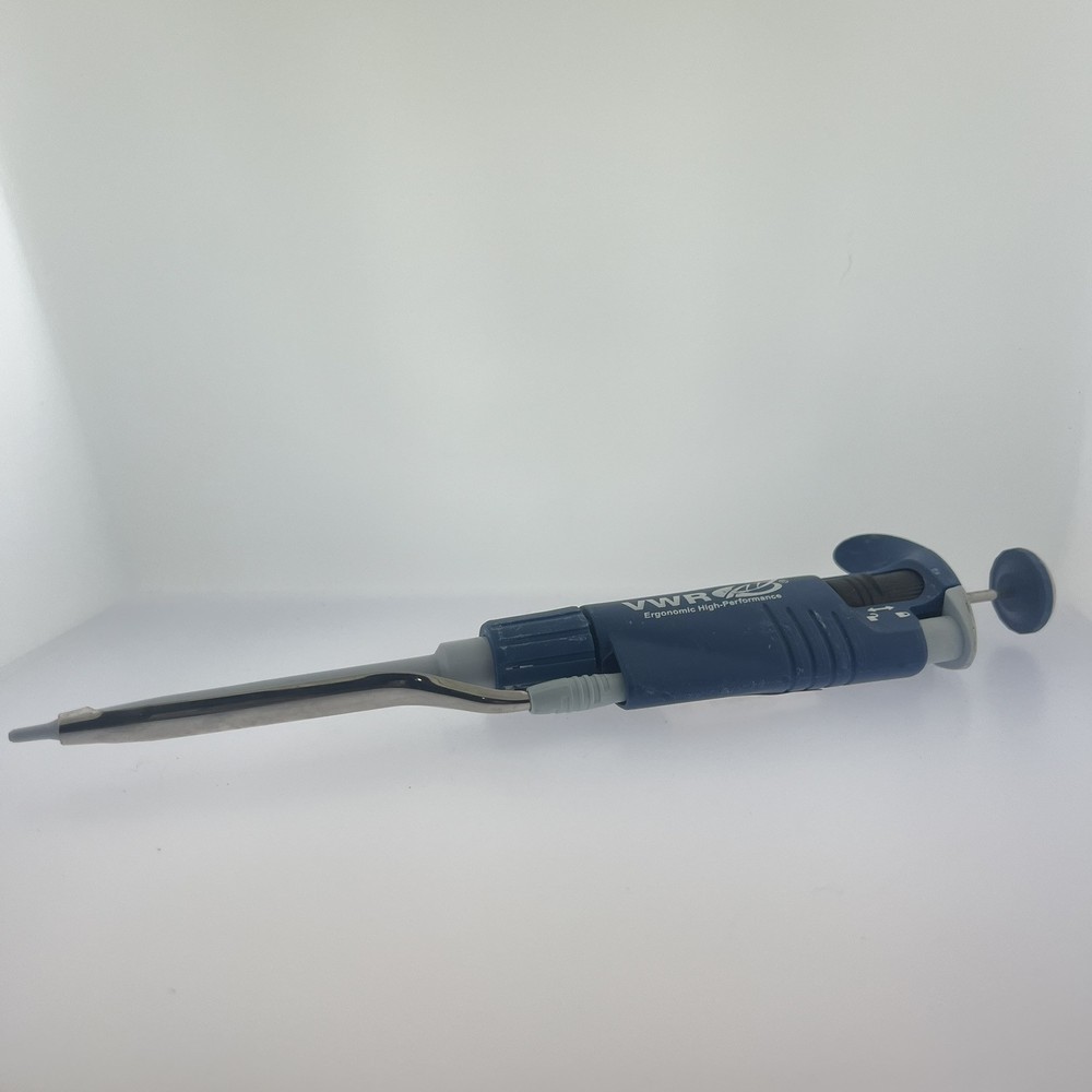 VWR Single Channel Pipette 0.5 - 10uL Ergonomic High Performance Ehp Variable