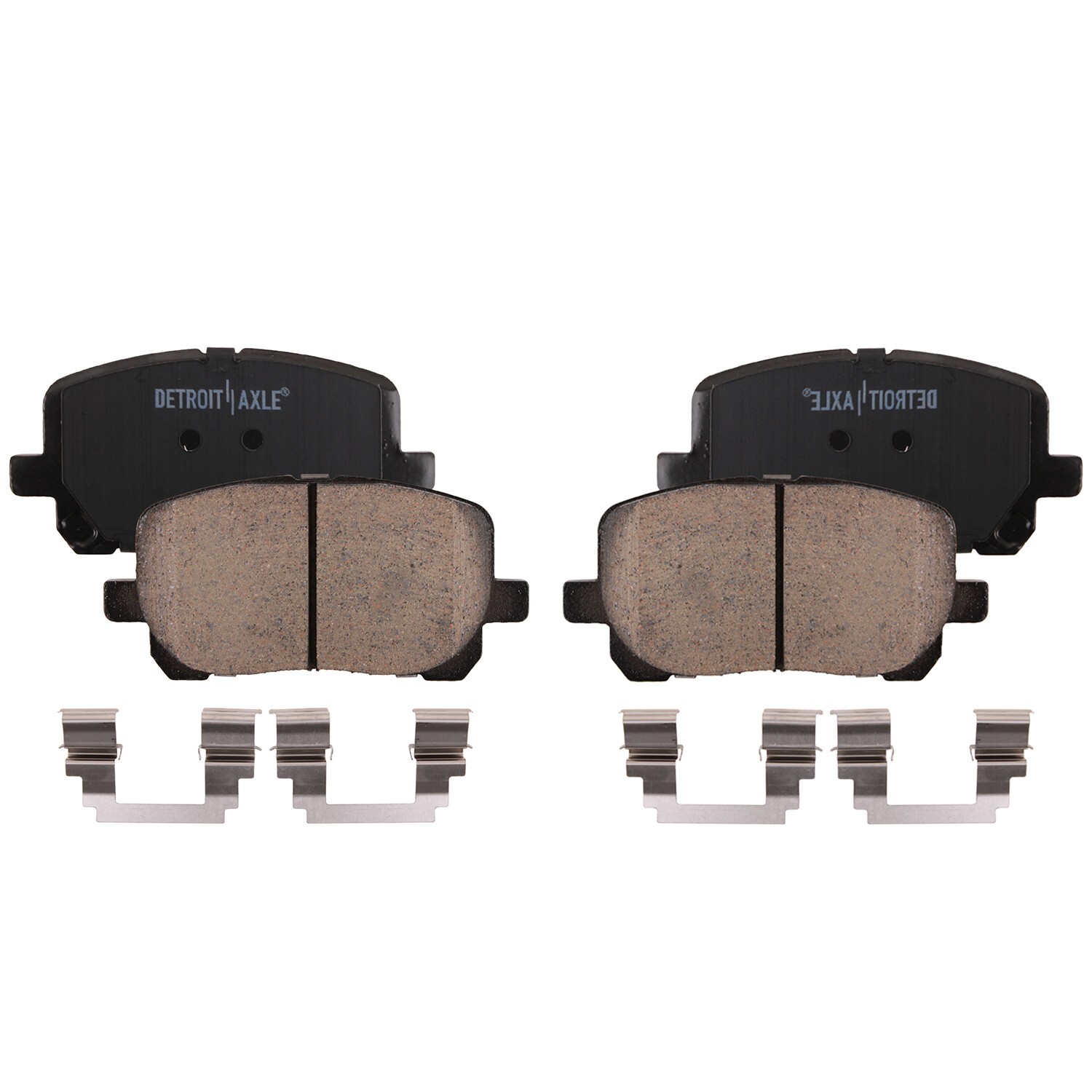 Front Steering Knuckles Rotors Brake Pads Calipers for 2003-2008 Toyota Corolla